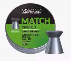 JSB - Green Match Diabolo - Pistol 4,51mm - 0,500g - 500st