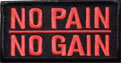 No Pain No Gain - Patch
