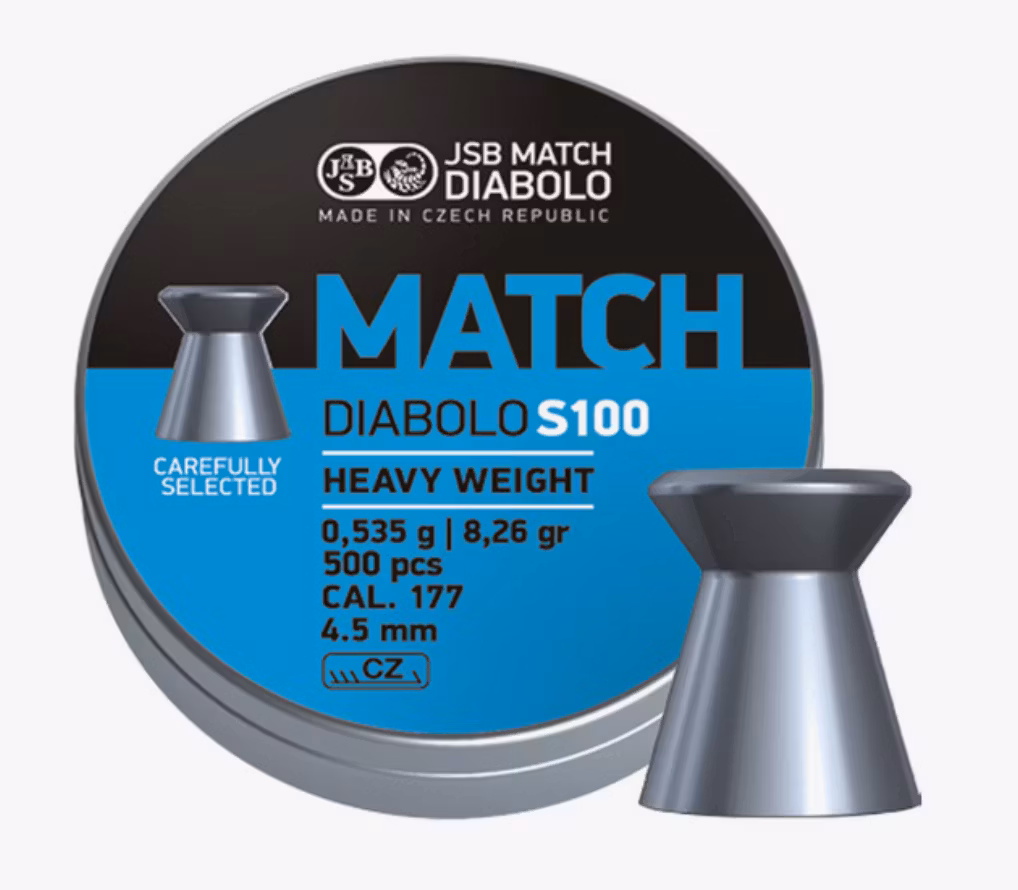 JSB - Blue Match Diabolo - S100 - 4,52mm - 0,535g - 500st