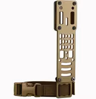 Metal Modular Pistol Holster Adapter - QLS Platform - Brown