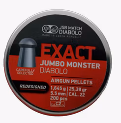 JSB - Exact Jumbo Monster - 5,52mm - 1,645g Redesigned - 200st
