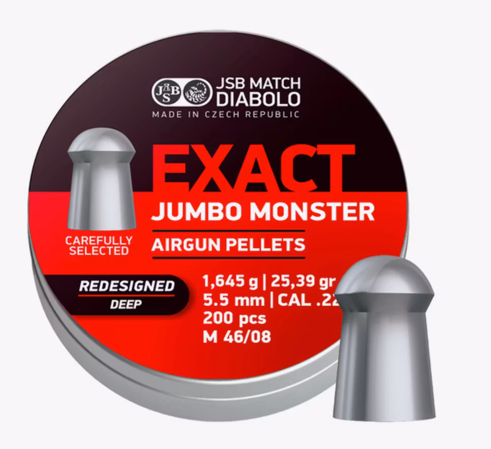 JSB - Exact Jumbo Monster Redesigned Deep - 5,52mm - 1,645g - 200st
