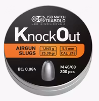 JSB - KO Slugs - 5,52mm - 1,645g - 200st