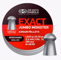JSB - Exact Jumbo Monster Redesigned Shallow - 5,52mm - 1,645g - 200st