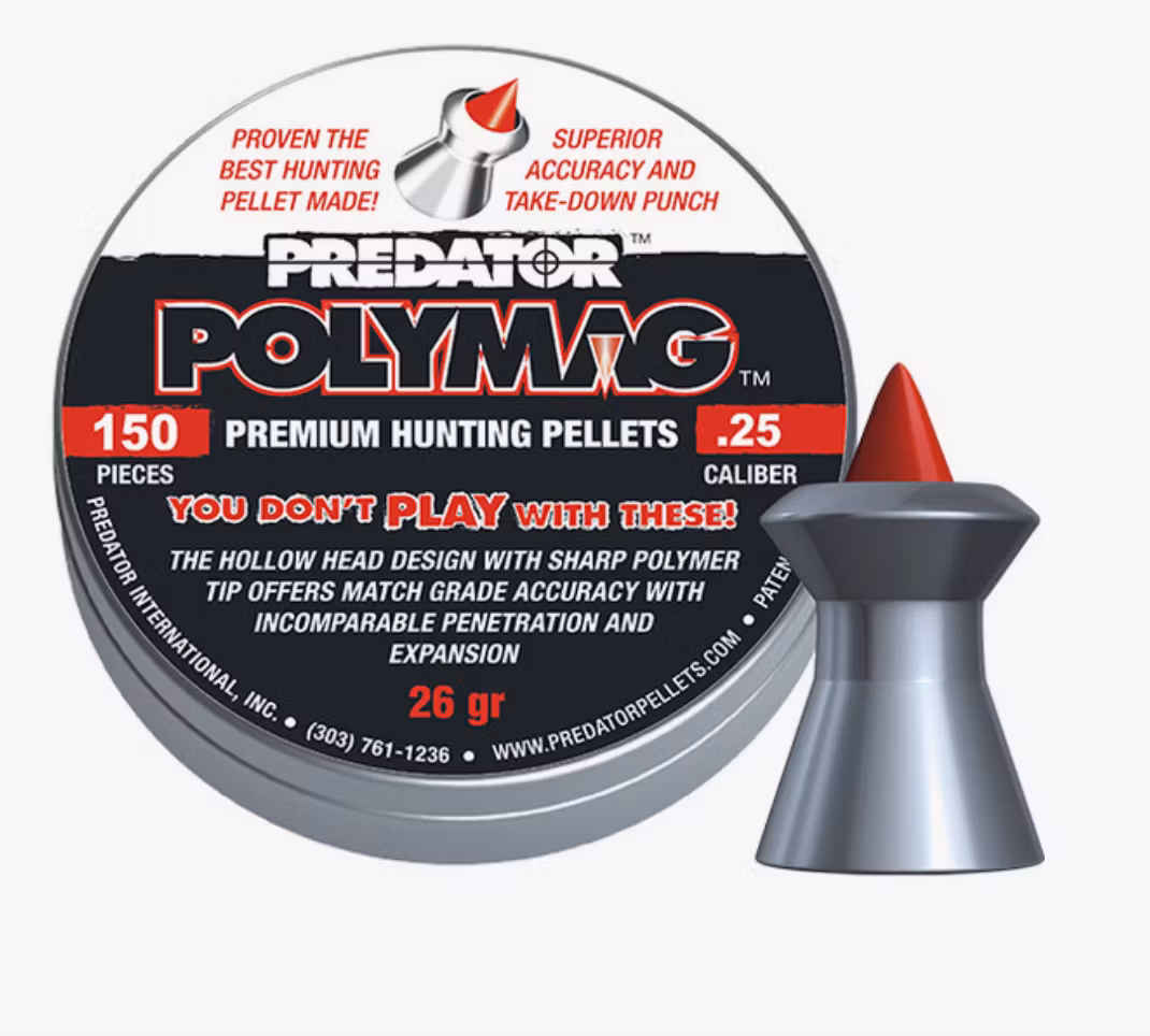 JSB - Predator Polymag, 6,35mm - 1,645g - 150st