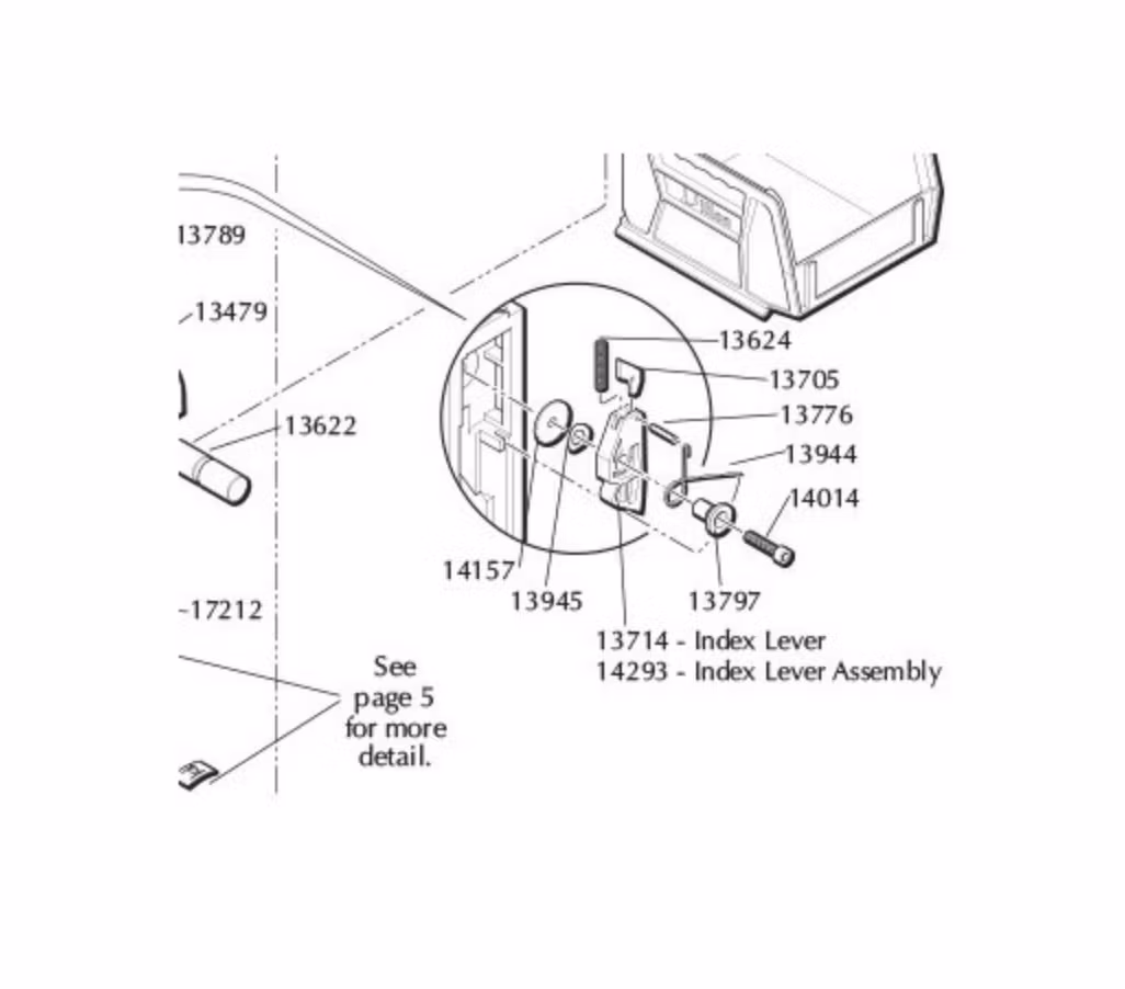 Dillon - Indexer Return Spring for Dillon Super 1050/Square Deal B - #13944