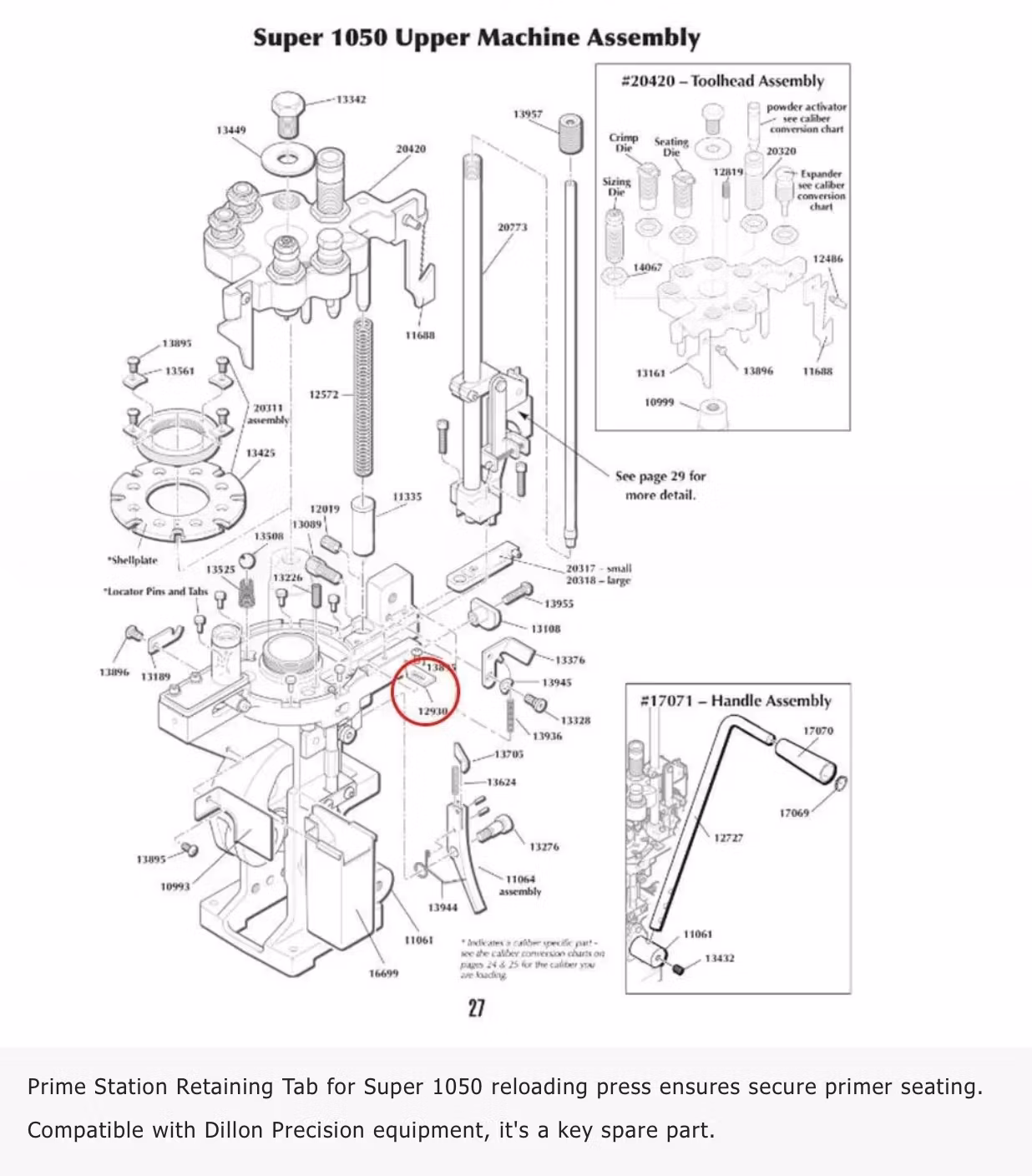 Dillon - Prime Station Retain Tab - #12930
