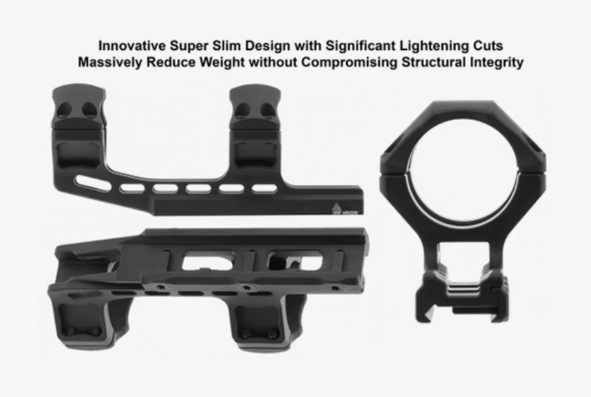 UTG - ACCU-SYNC - 34mm High Pro. 50mm Offset Picatinny
