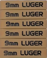 9mm Magasin Markeringsband - Brun - Svart