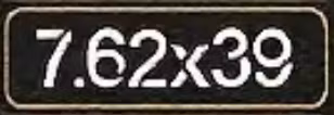 7,62 x 39 - Sticker