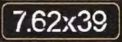 7,62 x 39 - Sticker