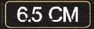 6,5 CM - Sticker