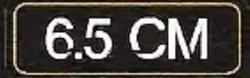 6,5 CM - Sticker