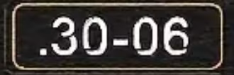 30-06 - Sticker