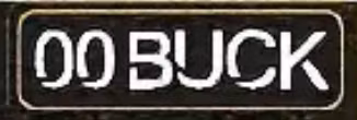 00 Buck - Sticker