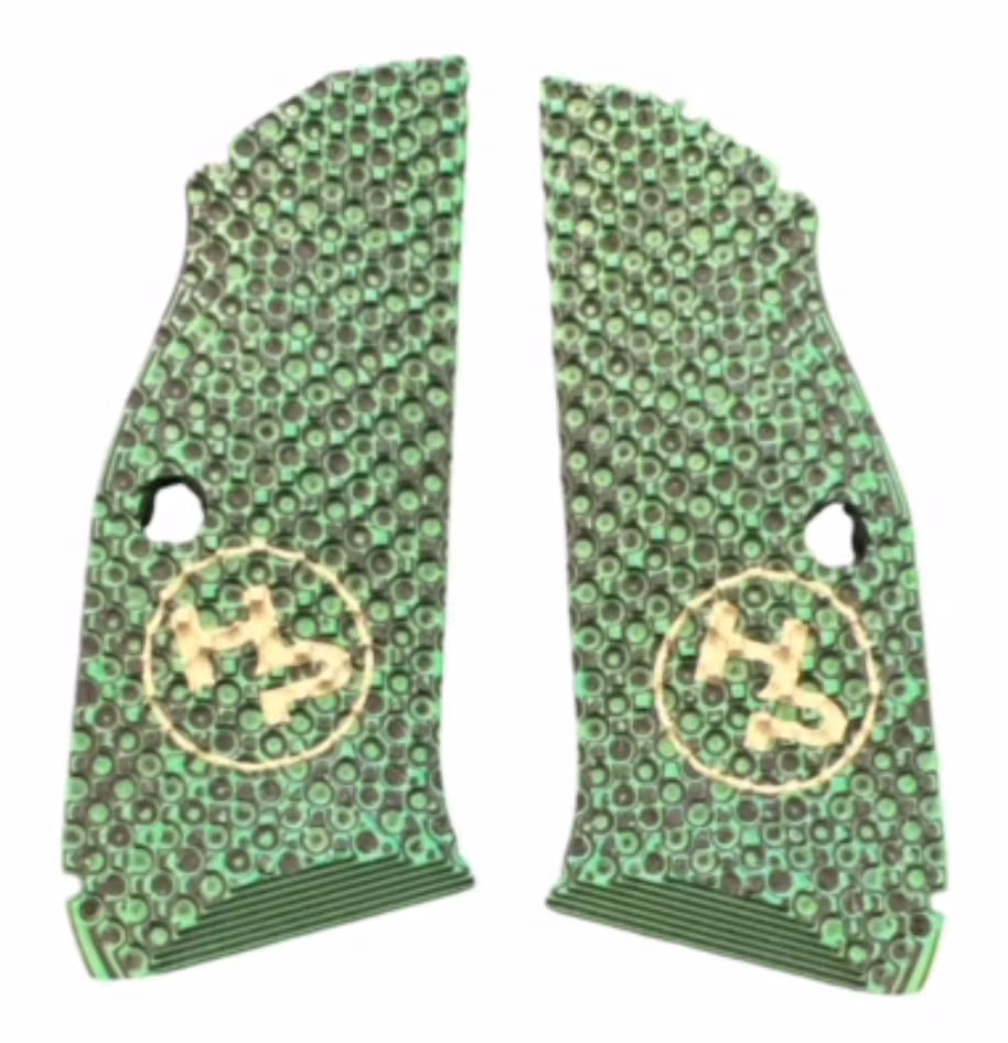 Herstad Performance - CZ Shadow 2 - Palm Swell Agressive - Fat Hand - Short - Grön/Svart/Guld