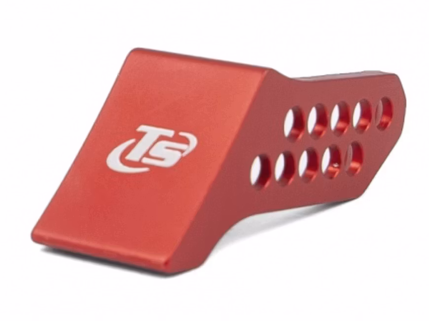 Toni System - Thumb rest, open model - 10 holes - Röd