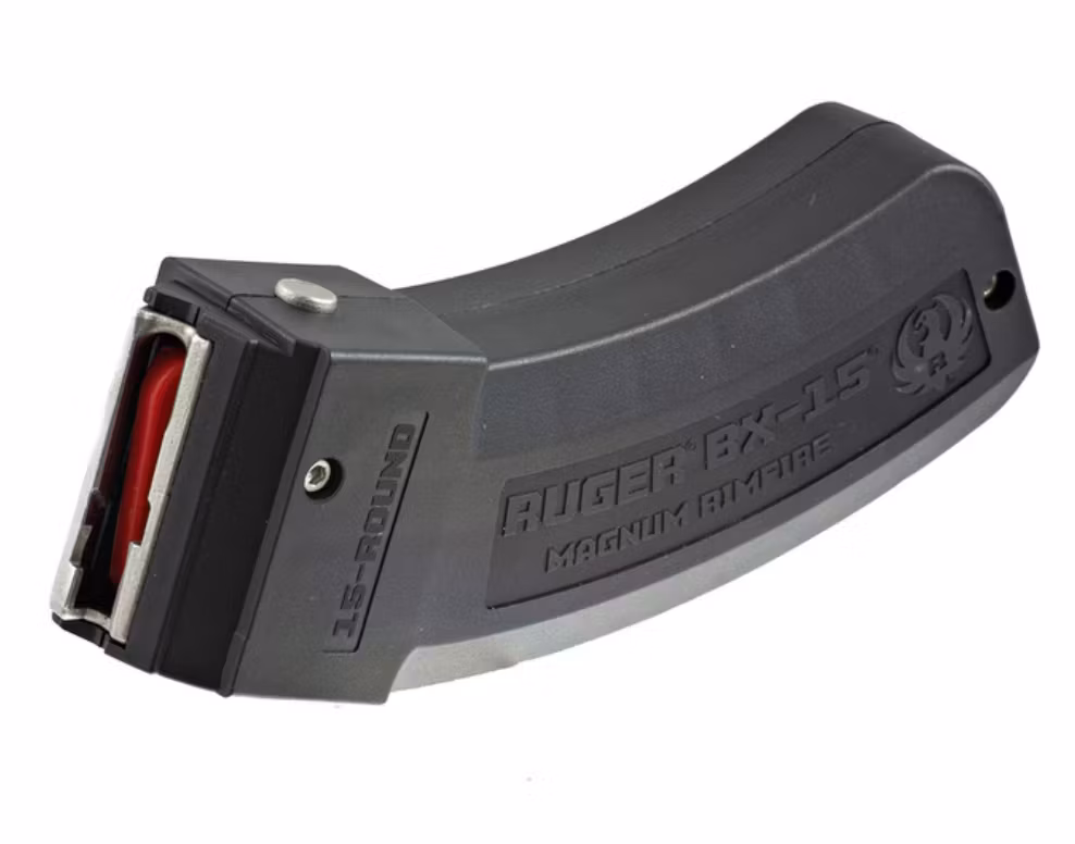 Ruger - Magasin till .17 HMR, .22 WMR - 15-skott - BX-15 Magnum