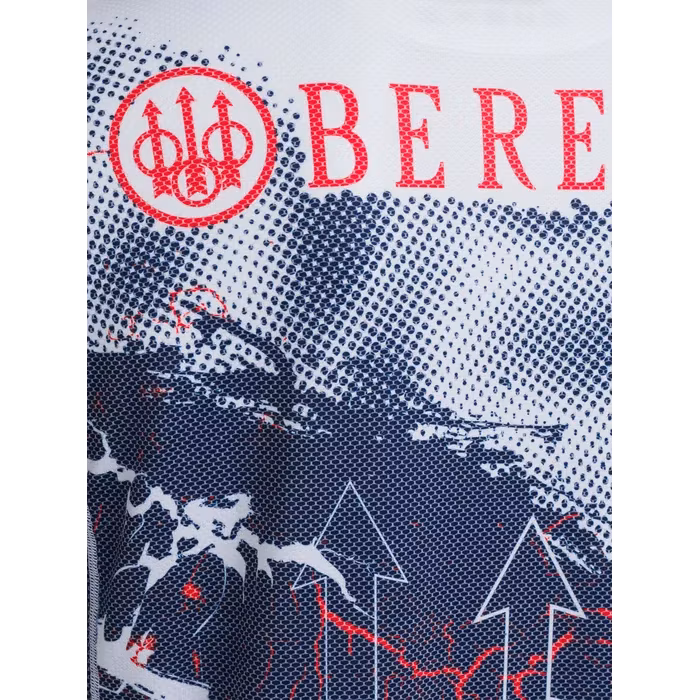Beretta - Rush Trident Polo - Blue & Red
