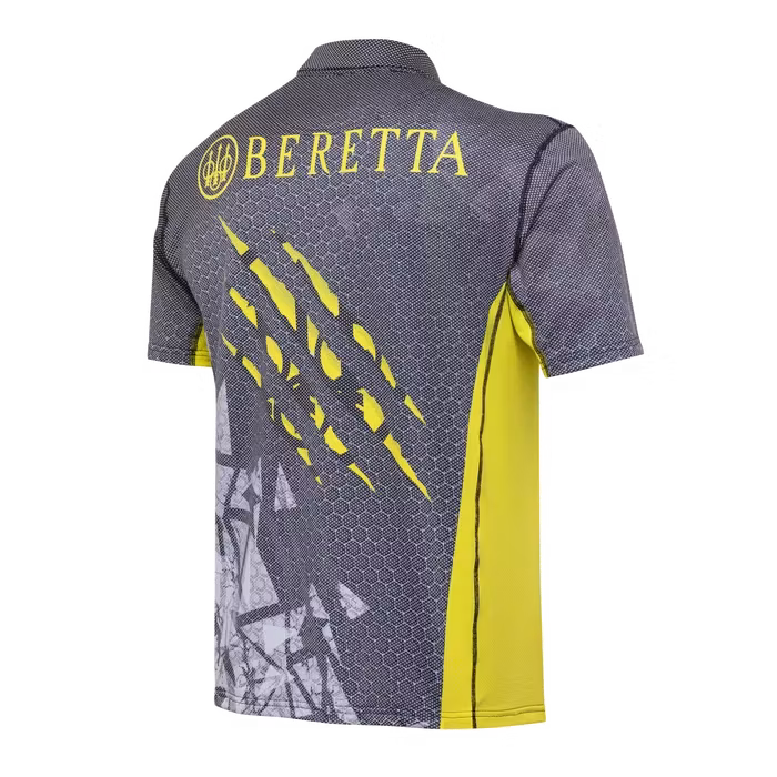 Beretta - Rush Trident Polo - Grey & White