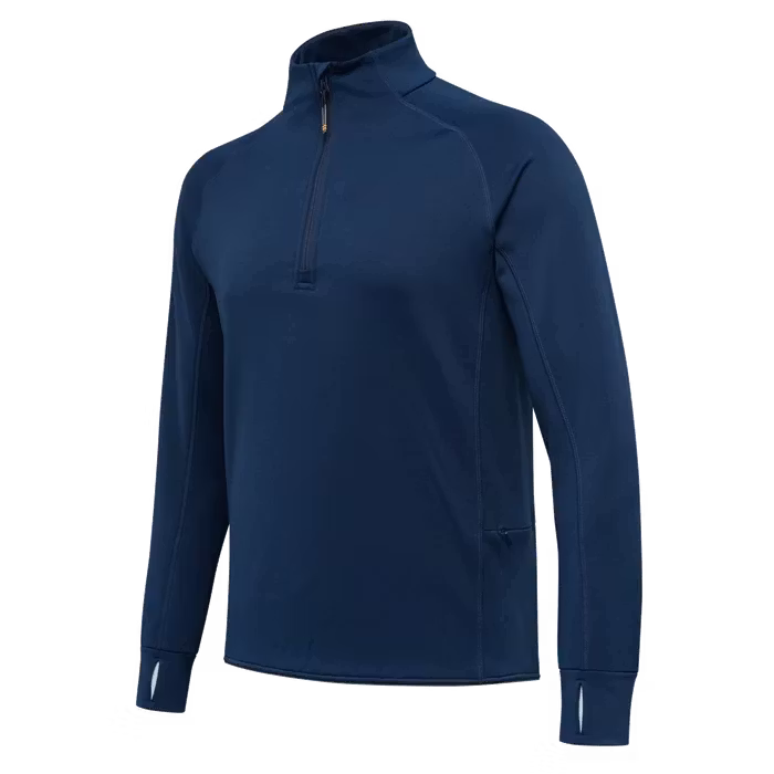 Beretta - Stretch Tech Half Zip Fleece - Blue Total Eclipse