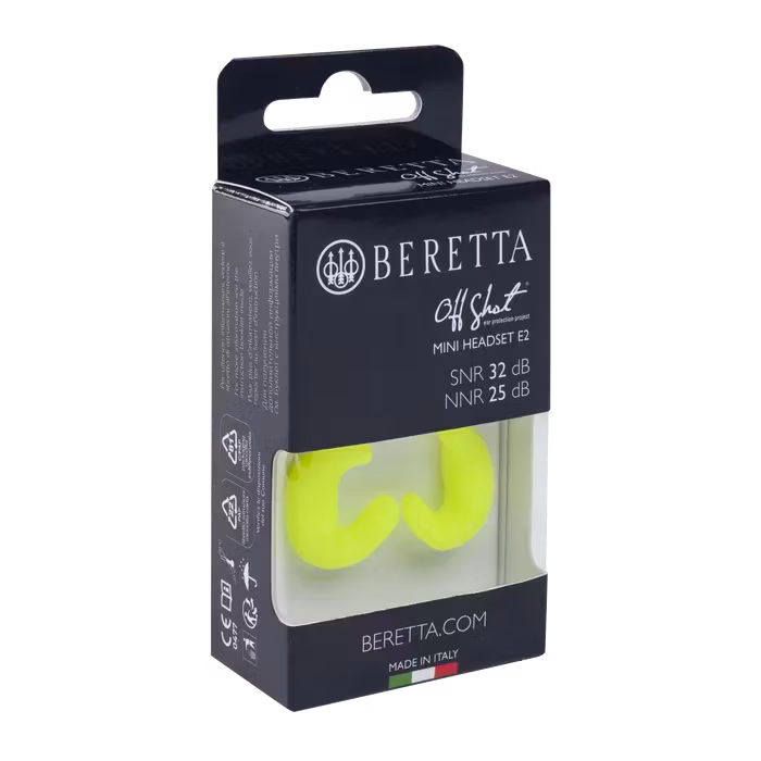 Beretta - Mini Headset E2 - Yellow Fluo