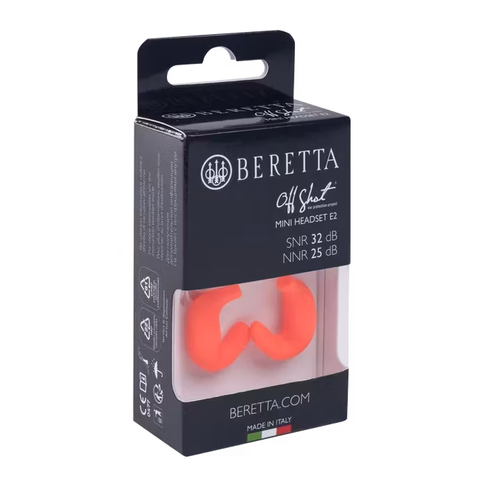Beretta - Mini Headset E2 - Orange Fluo