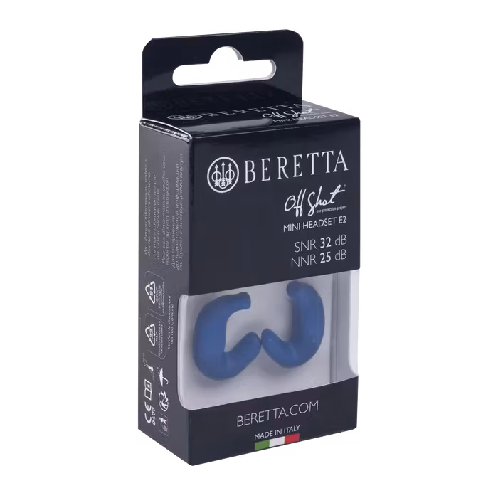Beretta - Mini Headset E2 - Blue Beretta