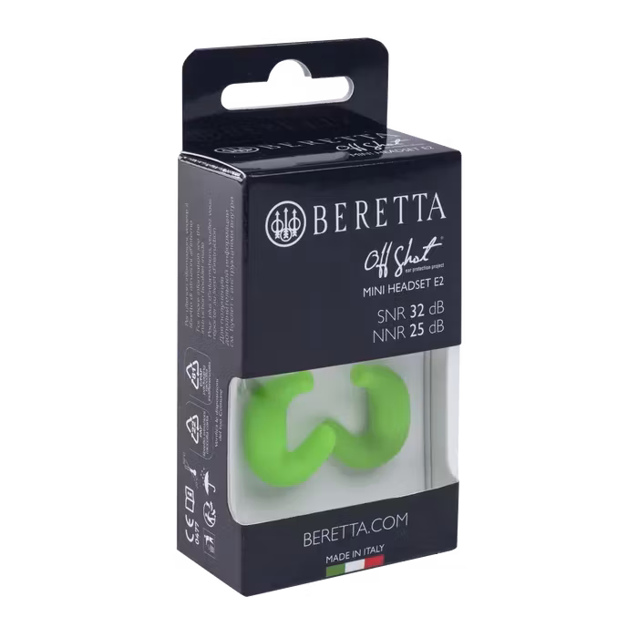 Beretta - Mini Headset E2 - Green Fluo