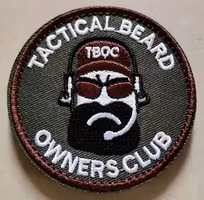 Tactical Beard - Brown with Black beard - Patch