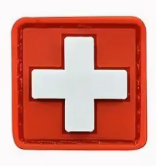 First aid - Red and white - Patch
