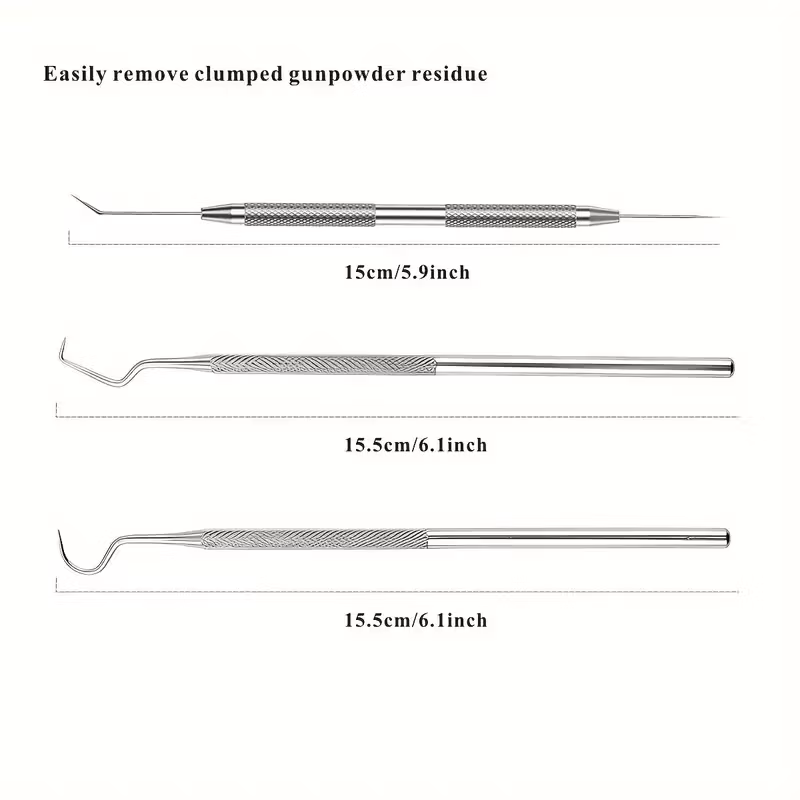 RangeMaster - 3 dubbelspetsade metallpickar