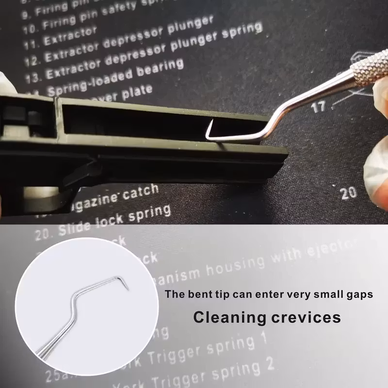 RangeMaster - 3 dubbelspetsade metallpickar