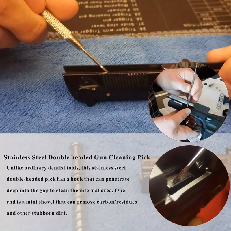 RangeMaster - 3 dubbelspetsade metallpickar