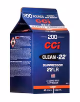 CCI - Clean-22® Supressor Target Ammo - 22 LR Lead RN - 45gr - 200/Box