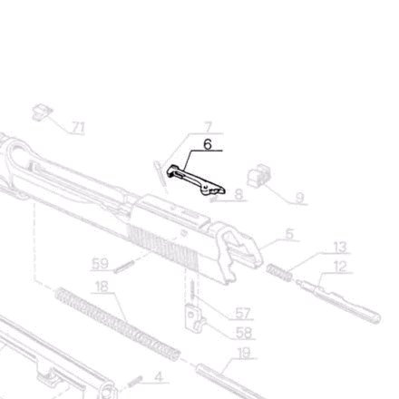 Beretta - Type D Extractor for 90 Series