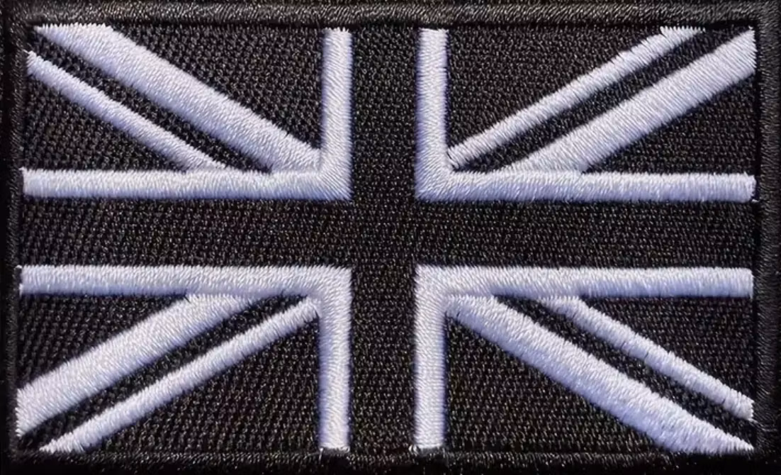 Great British Union Jack Patch - Black - Patch