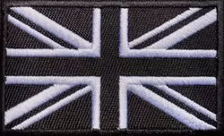 Great British Union Jack Patch - Black - Patch
