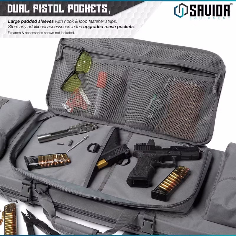 Savior Equipment - Urban Warfare 51" Double Rifle Case - Grå