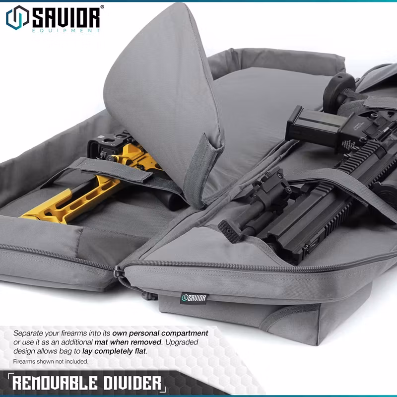 Savior Equipment - Urban Warfare 51" Double Rifle Case - Grå