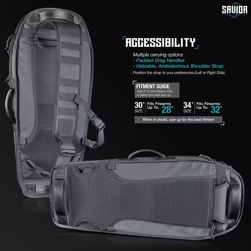 Savior Equipment - 34" Coffin T.G.B - Grå