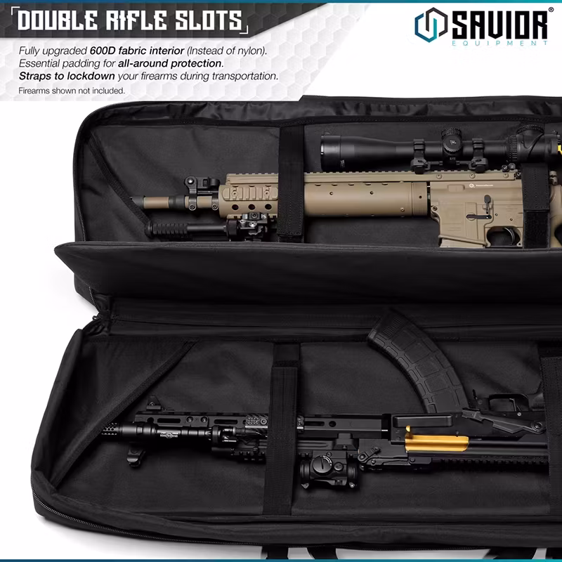 Savior Equipment - Urban Warfare 51" Double Rifle Case - Svart