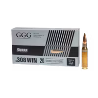 GGG - Ammo .308 Win - 155gr - HPBT Sierra Matchking - 20/Box
