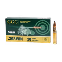 GGG - Ammo .308 Win - 180gr - HPBT Sierra Gameking - 20/Box
