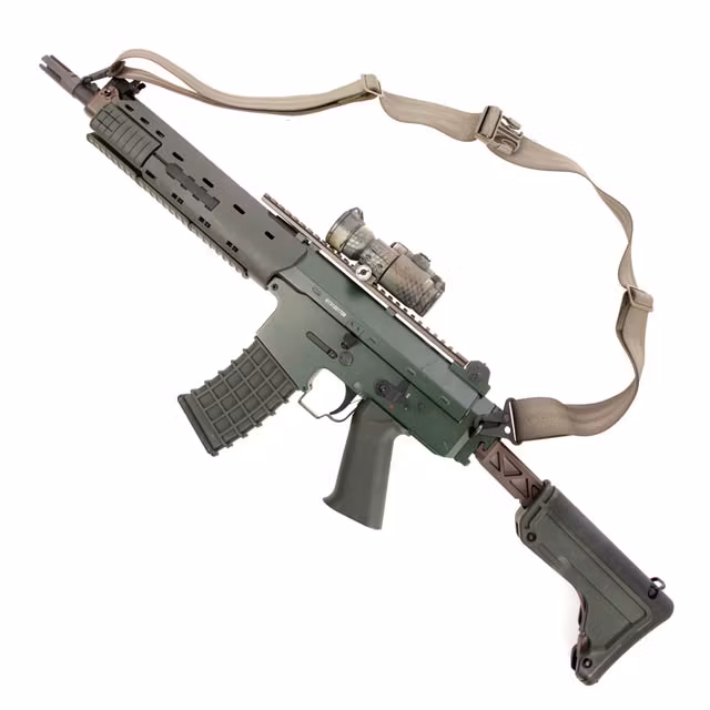 Snigel -  Rifle Sling w Attachment  -09 - Grey