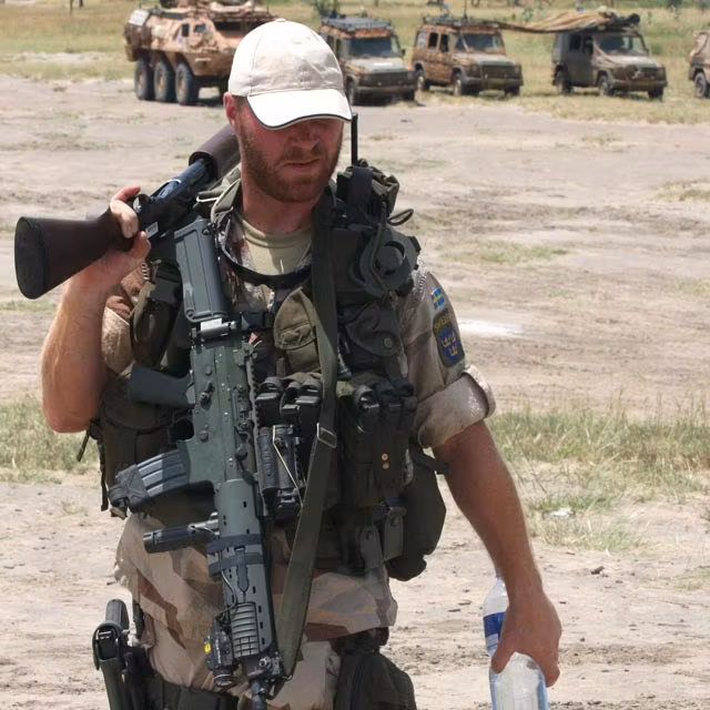 Snigel -  Rifle Sling w Attachment  -09 - Grey