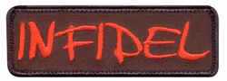 Infidel - Svart/Röd - Patch