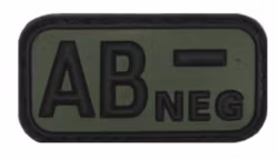 Blodgrupp AB- Neg - PVC