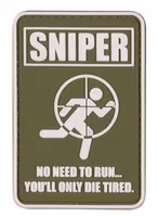 Sniper- No need to run - PVC