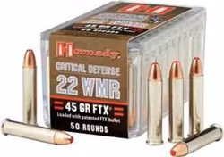 Hornady - Critical Defense Ammunition - 22 Wmr - 45 gr - FTX CD - 50/Box